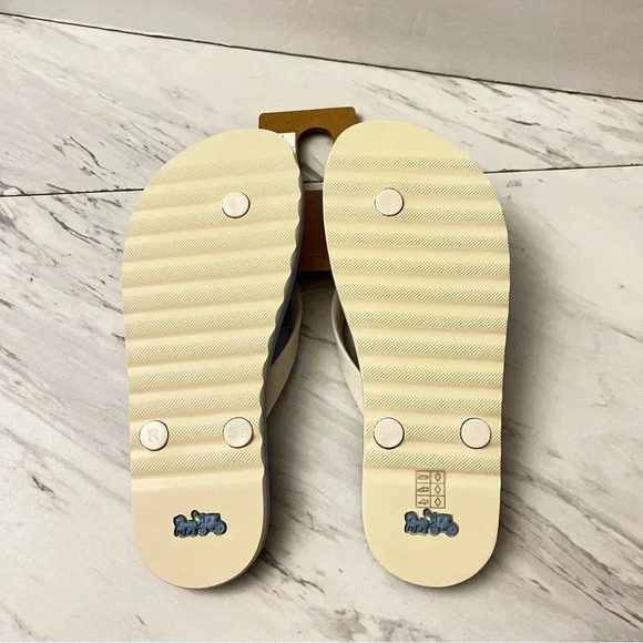 Coach Zak Flip Flop Chambray/Blue Sandals - Picture 12 of 12